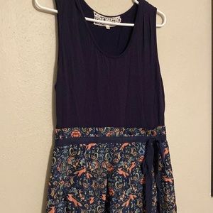 Fox Print Dress- M